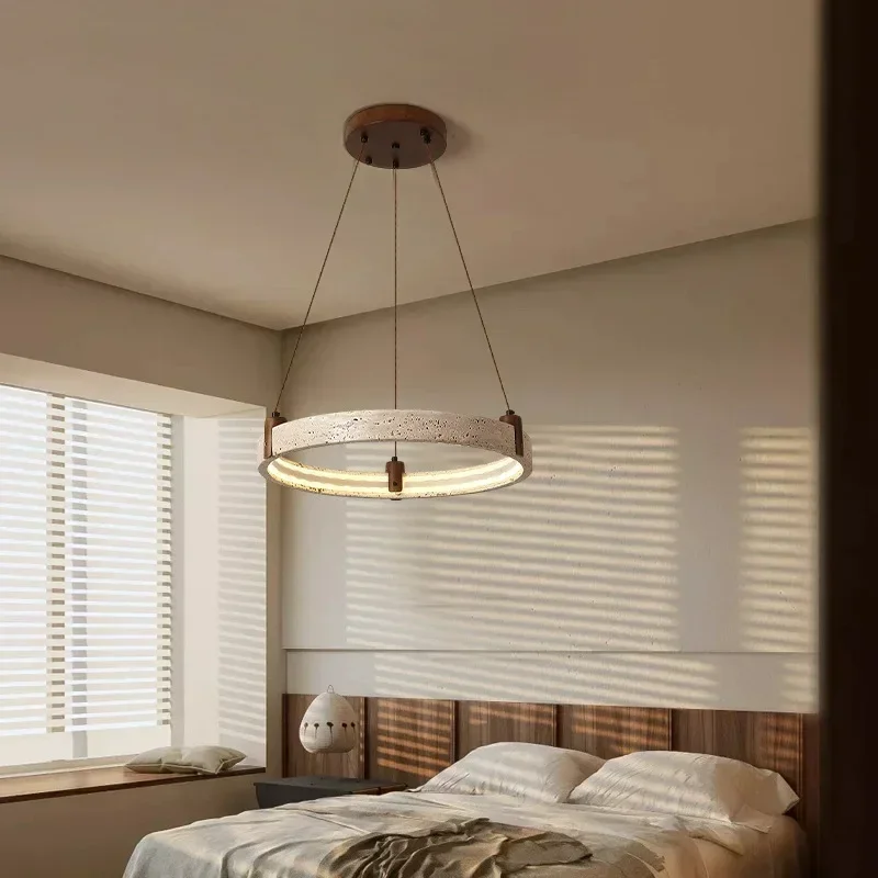 SANDYHA Modern Circular Pendant Light Stone Wood Hanging Chandelier LED Lighting for Living Room Bedroom Dining Table Kitchen
SANDYHA Modern Circular Pendant Light Stone Wood Hanging Chandelier LED Lighting for Living Room Bedroom Dining Table Kitchen