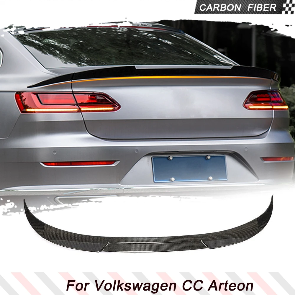 Car Rear Trunk Raing Spoiler for Volkswagen VW Arteon CC Hatchback 2019UP Real Carbon Fiber Rear Boot Lid Highkick Wing Lip
Car Rear Trunk Raing Spoiler for Volkswagen VW Arteon CC Hatchback 2019UP Real Carbon Fiber Rear Boot Lid Highkick Wing Lip