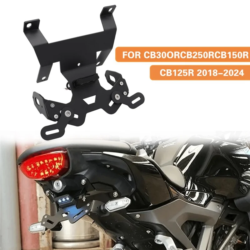 Motorcycle Accessories LED Light Enabled License Plate Holder Frame For Honda CB125R CB150R CB250R CB300R 2018-2024
Motorcycle Accessories LED Light Enabled License Plate Holder Frame For Honda CB125R CB150R CB250R CB300R 2018-2024