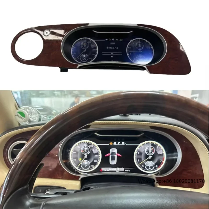 12.3 inch Upgradation Digital LCD Cluster For Bentley Bentayga Flying Spur Continental GT 2005-2019 Dashboard Panel
12.3 inch Upgradation Digital LCD Cluster For Bentley Bentayga Flying Spur Continental GT 2005-2019 Dashboard Panel