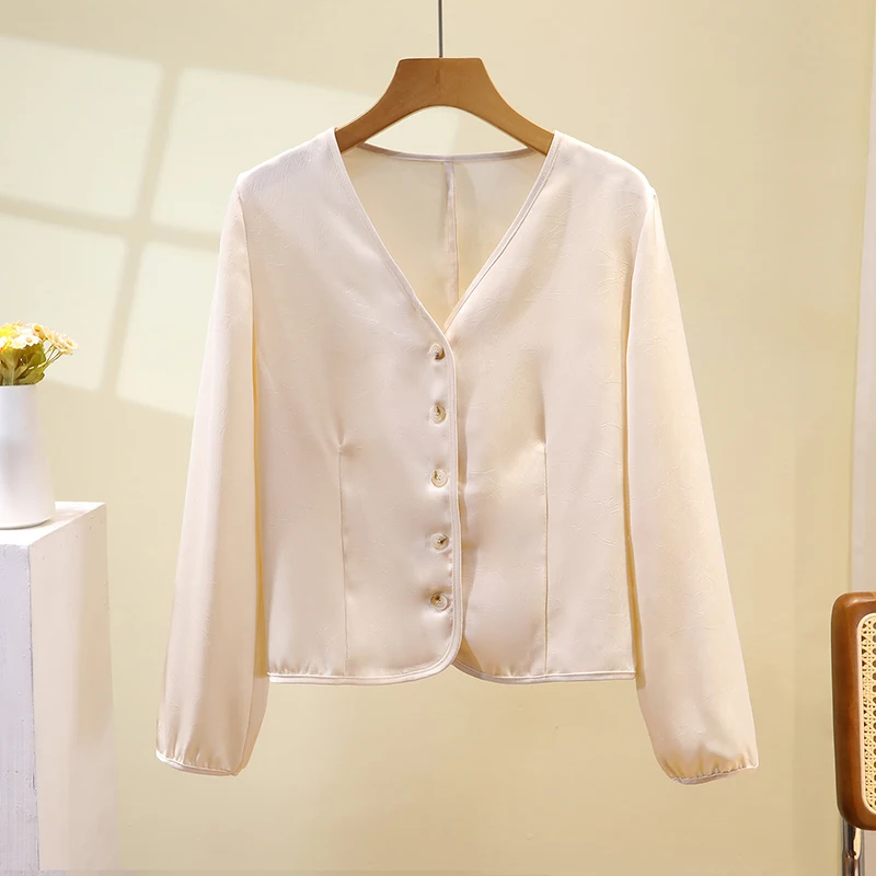 Summer Cool Loose Long Sve Sun Protection irt ort V-Ne Women's Air Conditioning Top Thin Outerwear for Dres
Summer Cool Loose Long Sve Sun Protection irt ort V-Ne Women's Air Conditioning Top Thin Outerwear for Dres