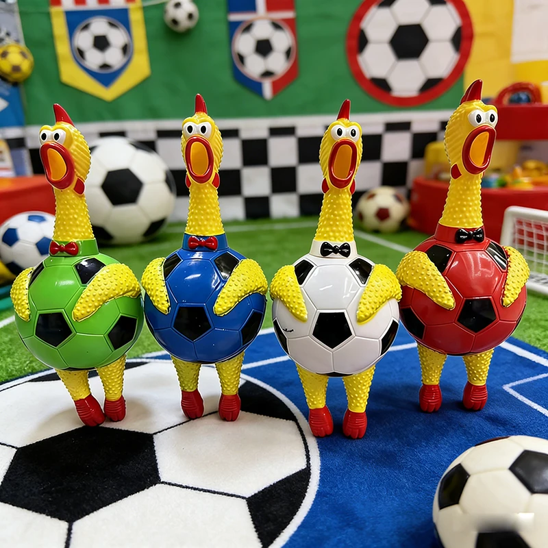 World Soccer Themed Sports Squawking Chicken Toys Squeeze for Funny Squawks, Great Stress Relief & Gifts for Kids & Adults decor
World Soccer Themed Sports Squawking Chicken Toys Squeeze for Funny Squawks, Great Stress Relief & Gifts for Kids & Adults decor