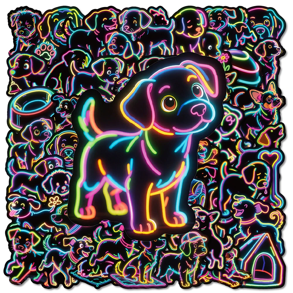 10/30/56pcs Cute Puppy Neon Light Stickers Cartoon Pet Cat Decals Toy DIY Laptop Stationery Phone Waterproof Kawaii Sticker Gift
10/30/56pcs Cute Puppy Neon Light Stickers Cartoon Pet Cat Decals Toy DIY Laptop Stationery Phone Waterproof Kawaii Sticker Gift