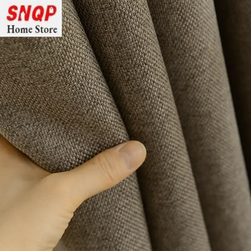Pure Cottonlinen Thickened Curtains for Living Dining Room Bedroom Simple Nordic Style Net Red Light Luxury Blackout Curtain
Pure Cottonlinen Thickened Curtains for Living Dining Room Bedroom Simple Nordic Style Net Red Light Luxury Blackout Curtain