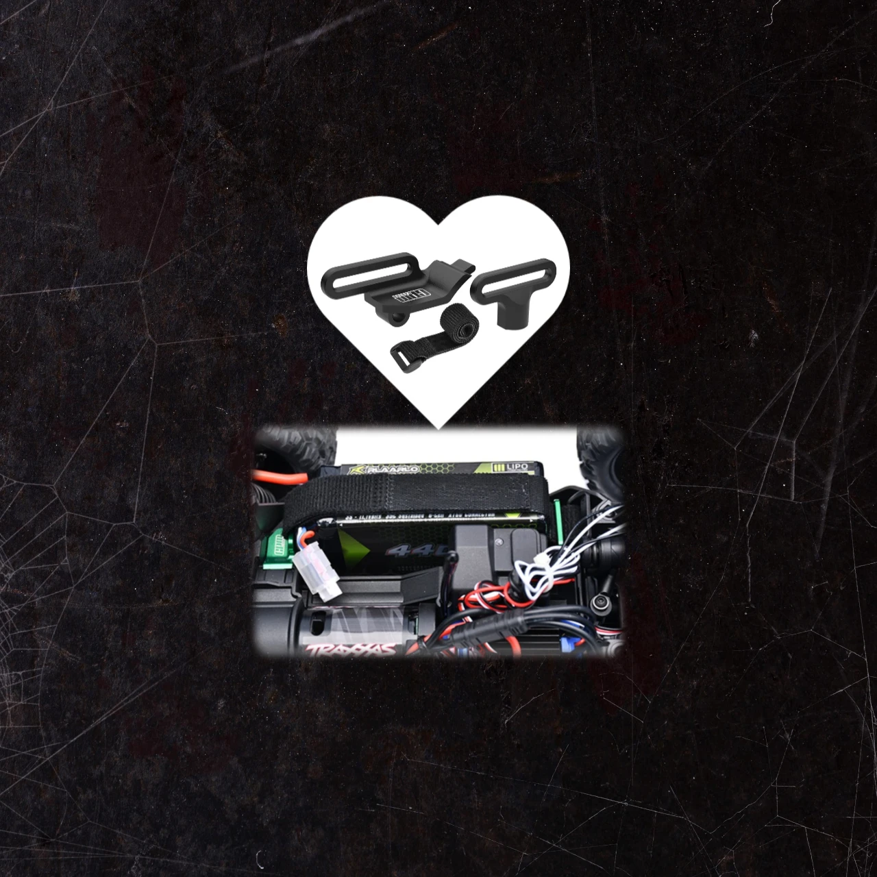 7075 Alloy Retainer, Battery Hold-Down For TRAXXAS Mini Maxx, Mini XRT, Mini Slash, Mini Rally
7075 Alloy Retainer, Battery Hold-Down For TRAXXAS Mini Maxx, Mini XRT, Mini Slash, Mini Rally