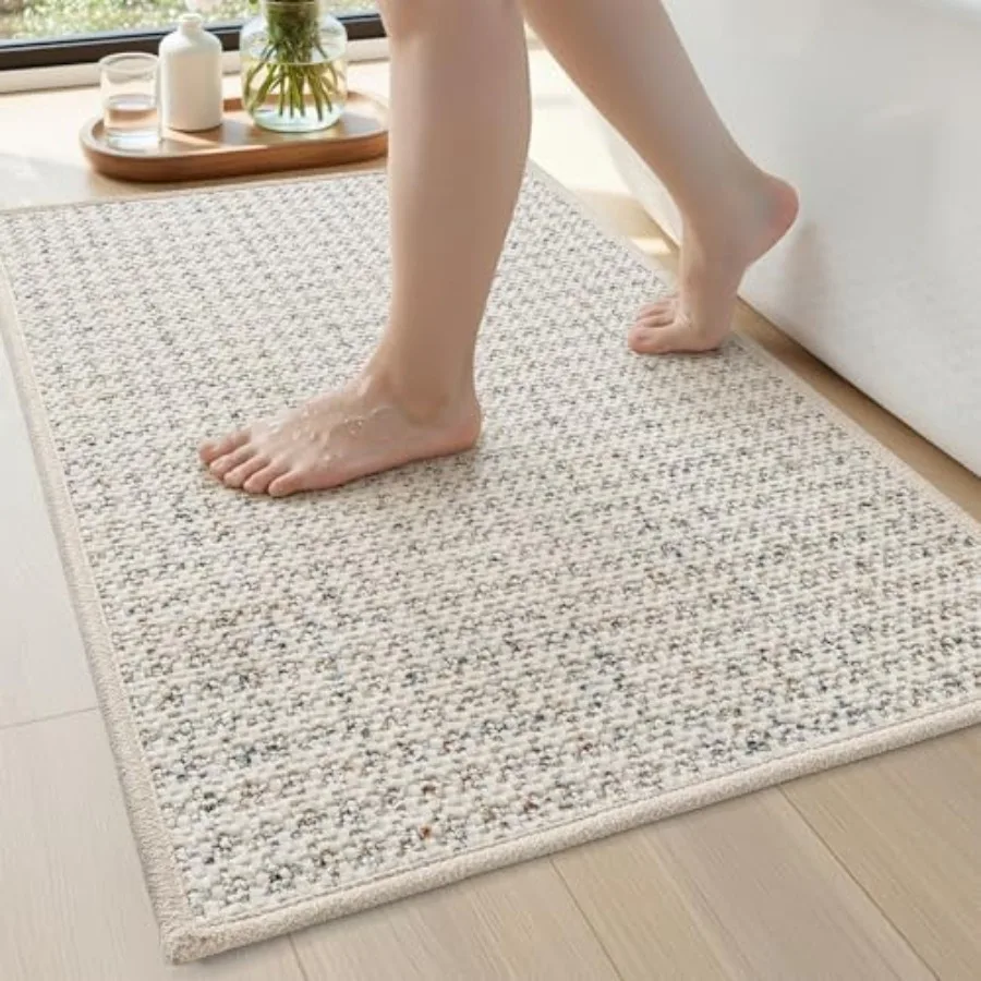 Bathroom Rug Non Slip Washable, 24x36 Ultra Thin Bath Mat, Absorbent Quick Dry with Rubber Backing, Low Pile Bath Rugs for Show
Bathroom Rug Non Slip Washable, 24x36 Ultra Thin Bath Mat, Absorbent Quick Dry with Rubber Backing, Low Pile Bath Rugs for Show