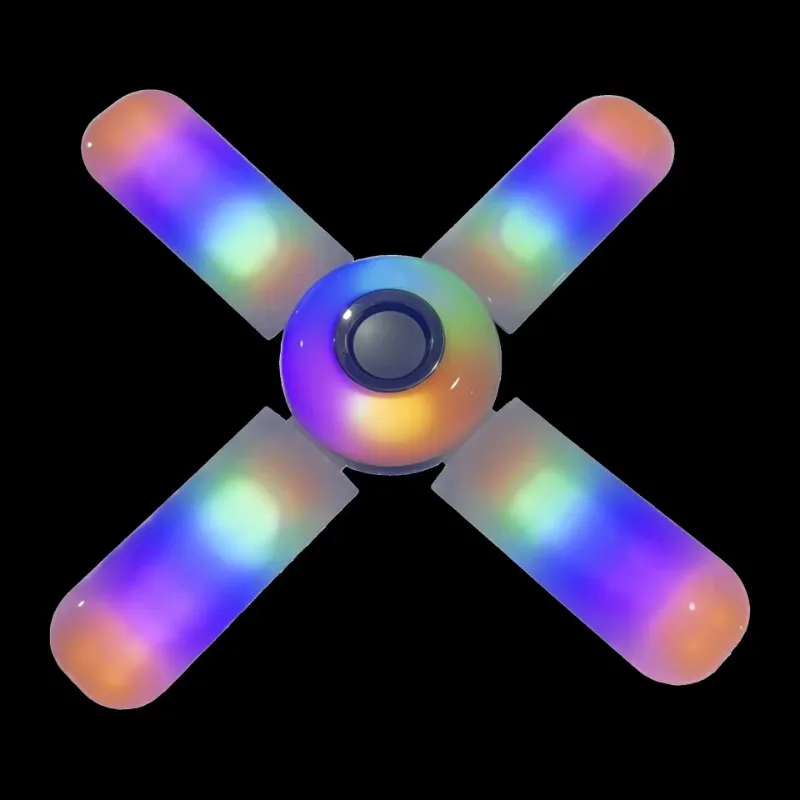 RGB Four Blade BT Audio Music Light E27 Smart Foldable Music Light Bulb with Party Disco Speaker
RGB Four Blade BT Audio Music Light E27 Smart Foldable Music Light Bulb with Party Disco Speaker