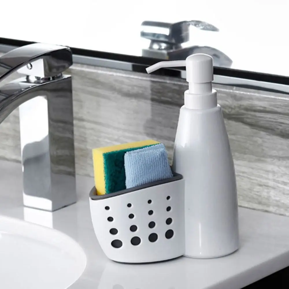 Convenient Refillable Liquid Dispenser Anti-slip 400ml Detergent Storage Box Press Pump PE+ABS Sponge Holder Washbasin
Convenient Refillable Liquid Dispenser Anti-slip 400ml Detergent Storage Box Press Pump PE+ABS Sponge Holder Washbasin