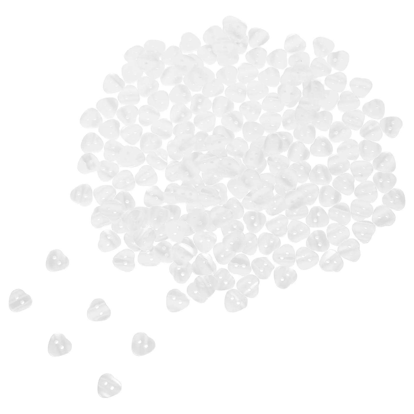 200Pcs White Heart Buttons 2-Hole Resin Decorative Sewing Supplies for DIY Crafts Knitwear Shirts Sweaters Scrapbooking
200Pcs White Heart Buttons 2-Hole Resin Decorative Sewing Supplies for DIY Crafts Knitwear Shirts Sweaters Scrapbooking