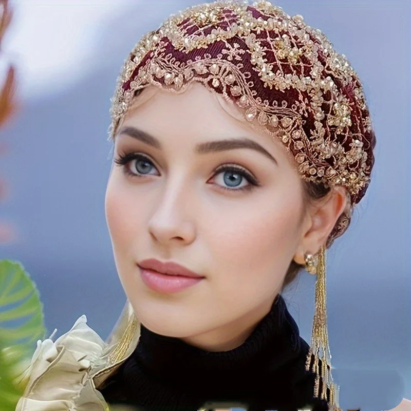 New Fashion Handmade Tassel Women Hijab Cap Turban Hijab Fashion Lady Head Wrap Hat Breathable Hair Cover Headscarf For Outdoor
New Fashion Handmade Tassel Women Hijab Cap Turban Hijab Fashion Lady Head Wrap Hat Breathable Hair Cover Headscarf For Outdoor