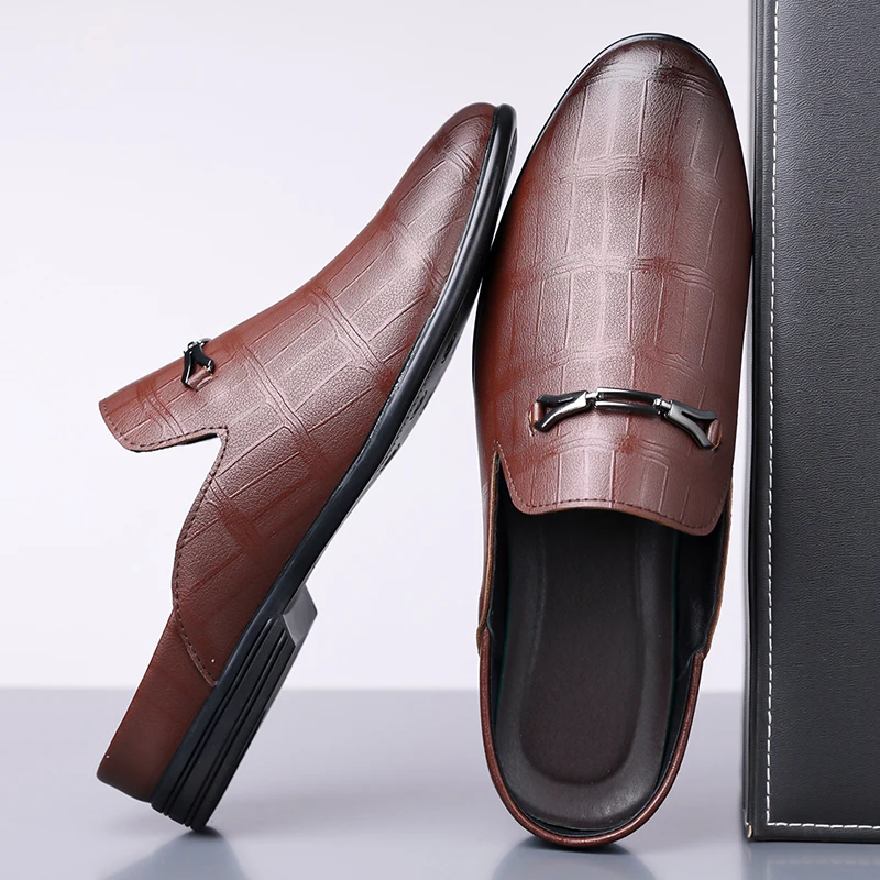 Men Muller Shoes PU Solid Color Low Heel Comfortable Breathable Business Casual Men Shoes Size 38-48
Men Muller Shoes PU Solid Color Low Heel Comfortable Breathable Business Casual Men Shoes Size 38-48
