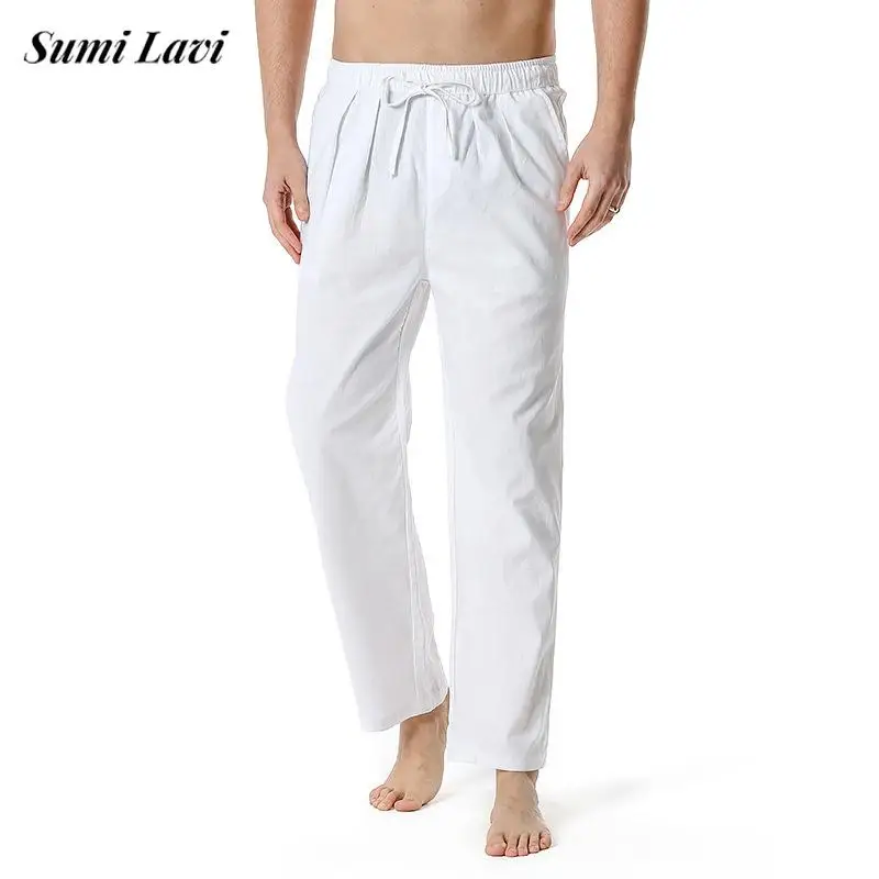 Beach Seaside Breathable Loose Pants Men Spring Summer Vintage Lace-up Waist Drawstring Pants For Mens Fashion Solid Color Pants
Beach Seaside Breathable Loose Pants Men Spring Summer Vintage Lace-up Waist Drawstring Pants For Mens Fashion Solid Color Pants