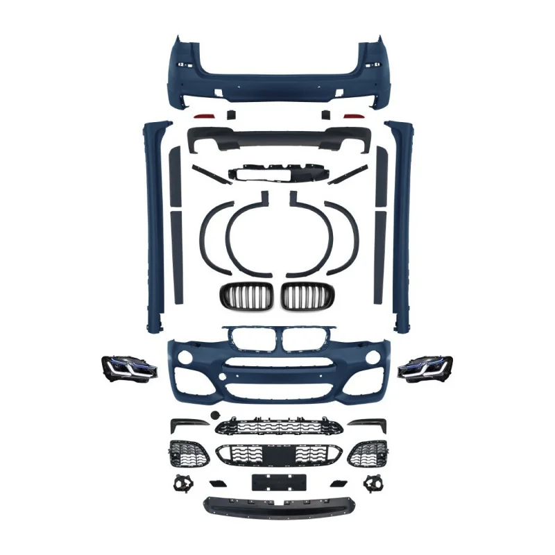 Suitable for BMW X3 Old to New Body Kit F25 Early to Late 2014 MT Front and Rear Bumper Large Body Kit Set
Suitable for BMW X3 Old to New Body Kit F25 Early to Late 2014 MT Front and Rear Bumper Large Body Kit Set