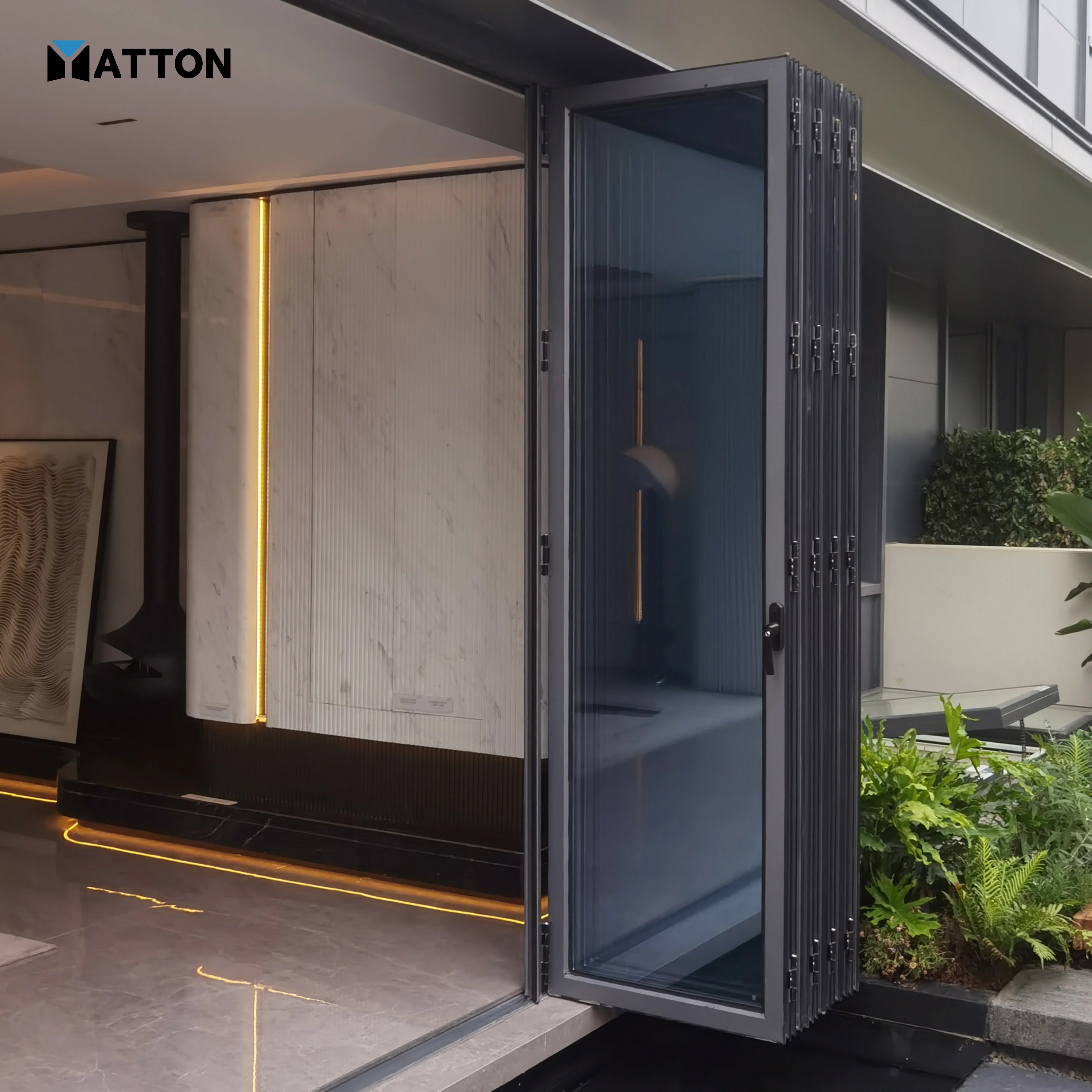 Custom Custom Size Sound Insulation Folding Door Aluminum Windows And Door Fabrication Machinery Space Saving Folding Door For B
Custom Custom Size Sound Insulation Folding Door Aluminum Windows And Door Fabrication Machinery Space Saving Folding Door For B