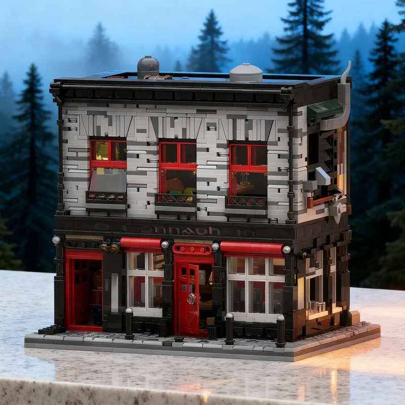 2285pcs MOC O aken Barrel DramShop Modular Streetscape Model Building blocks Construction toys Christmas gifts Brick Kids idea
2285pcs MOC O aken Barrel DramShop Modular Streetscape Model Building blocks Construction toys Christmas gifts Brick Kids idea