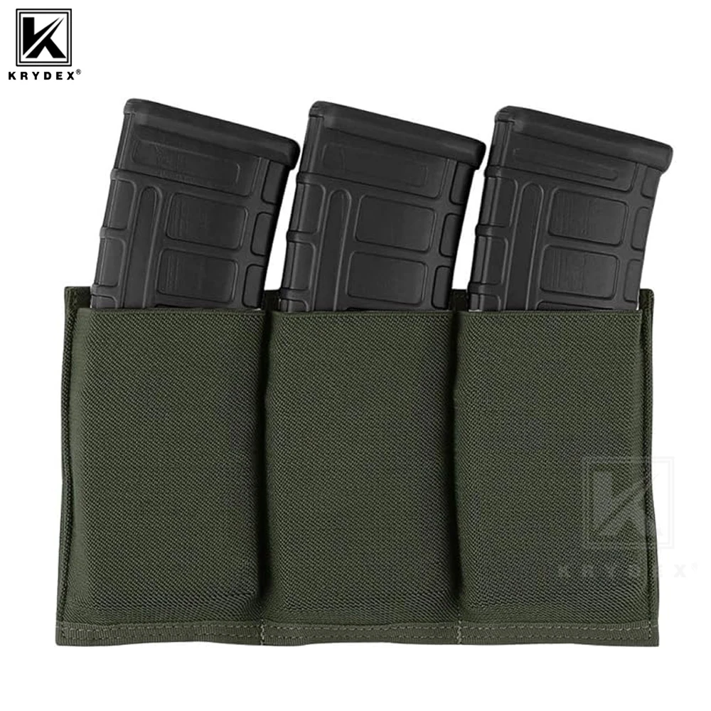KRYDEX Tactical Elastic Fast Draw Triple Mag Pouch Molle Carrier For 5.56 .223 M4 M16 AR Magazine Hunting Accessorie
KRYDEX Tactical Elastic Fast Draw Triple Mag Pouch Molle Carrier For 5.56 .223 M4 M16 AR Magazine Hunting Accessorie