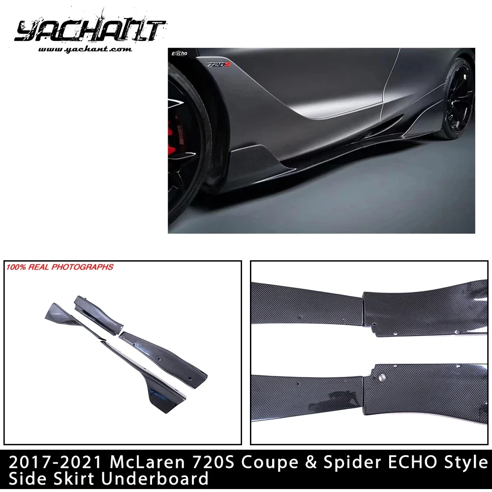 Car-Styling Accessories Dry Carbon Fiber DCF Side Skirt Underboard ECHO Style Fit For 2017-2021 McLaren 720S Coupe & Spider
Car-Styling Accessories Dry Carbon Fiber DCF Side Skirt Underboard ECHO Style Fit For 2017-2021 McLaren 720S Coupe & Spider