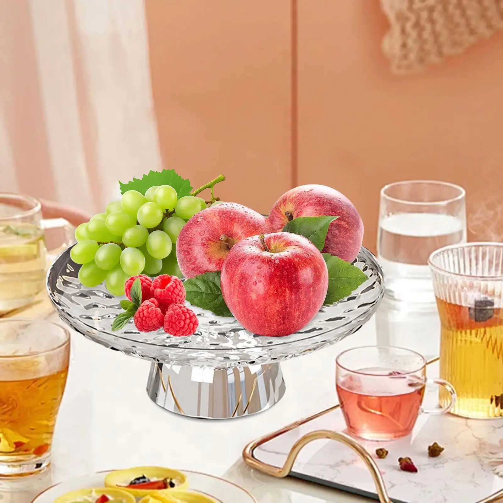 Large Footed Fruit Bowl PET Material Contemporary Snack Tray for Dining Table Centerpiece Home Decoration
Large Footed Fruit Bowl PET Material Contemporary Snack Tray for Dining Table Centerpiece Home Decoration