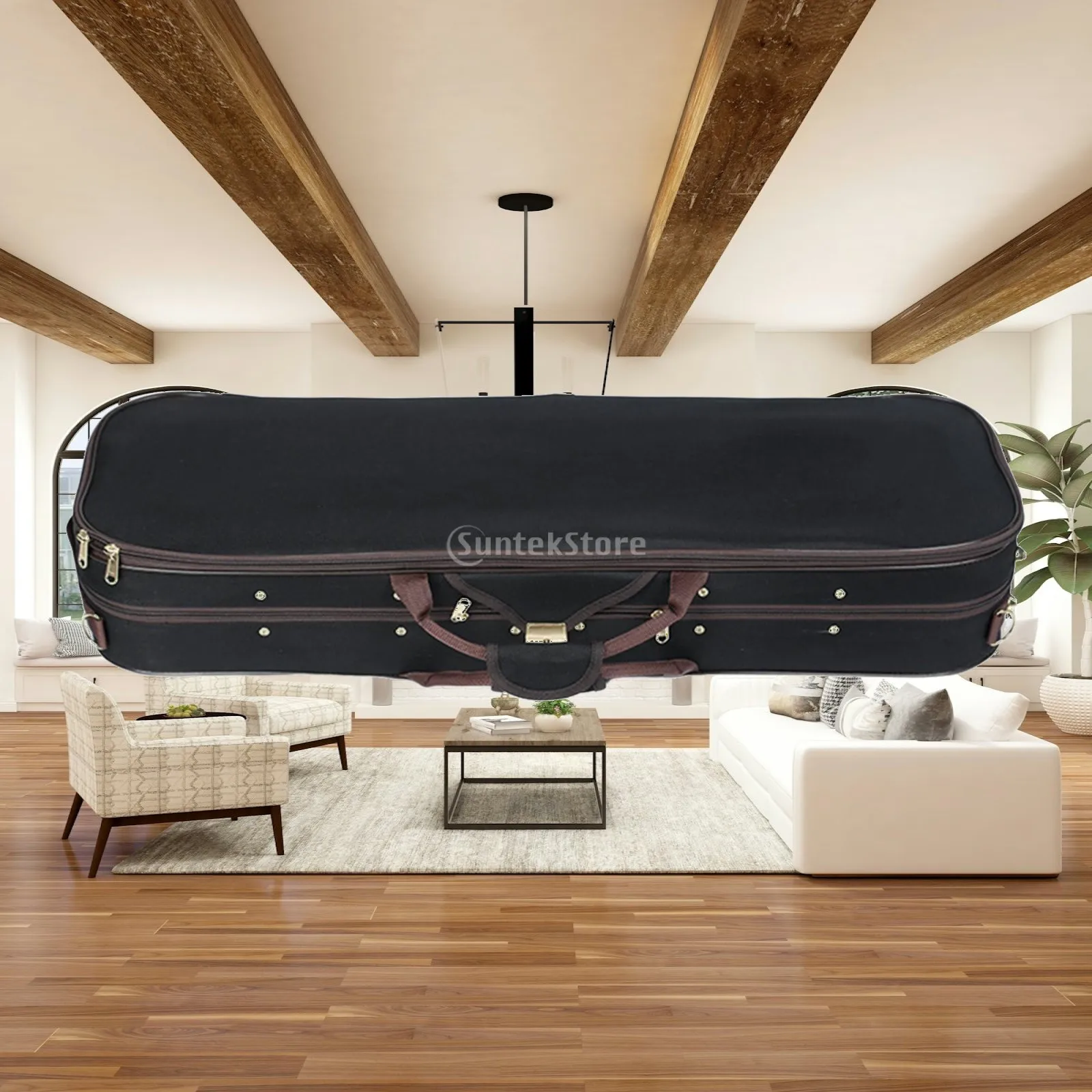 4/4 Full Size Violin Case Built in Hygrometer Carrying Bag for Beginner
4/4 Full Size Violin Case Built in Hygrometer Carrying Bag for Beginner