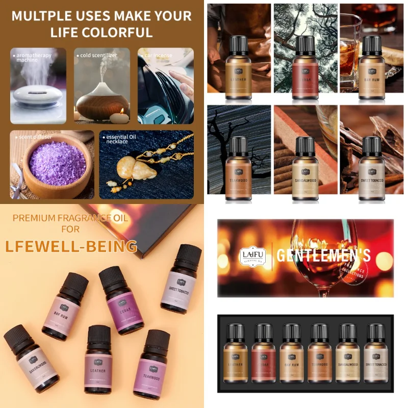 6-Pack Premium Essential Oils Kit - Lavender, Eucalyptus, Peppermint, Lemon, Tea Tree, Orange | 100% Pure & Natural for Aromathe
6-Pack Premium Essential Oils Kit - Lavender, Eucalyptus, Peppermint, Lemon, Tea Tree, Orange | 100% Pure & Natural for Aromathe