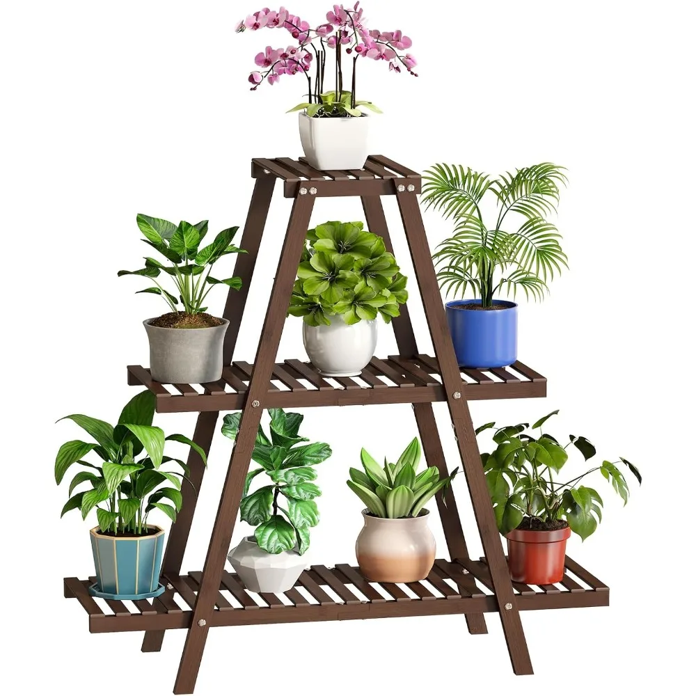 Bamboo Plant Stand For Indoor Outdoor Tiered Plant Shelf 3 Tier 8 Potted Flower Holder Ladder Plant Rack
Bamboo Plant Stand For Indoor Outdoor Tiered Plant Shelf 3 Tier 8 Potted Flower Holder Ladder Plant Rack