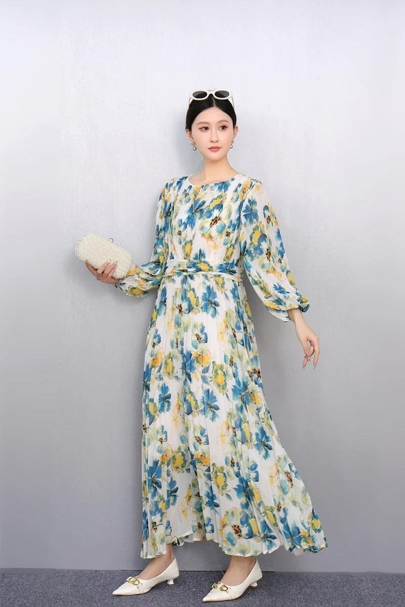 2025 Summer Fashion Elegant Loose O-Neck Printed Long Dresses Women Sleeveless Dress Ladies Wholesale J1123
2025 Summer Fashion Elegant Loose O-Neck Printed Long Dresses Women Sleeveless Dress Ladies Wholesale J1123