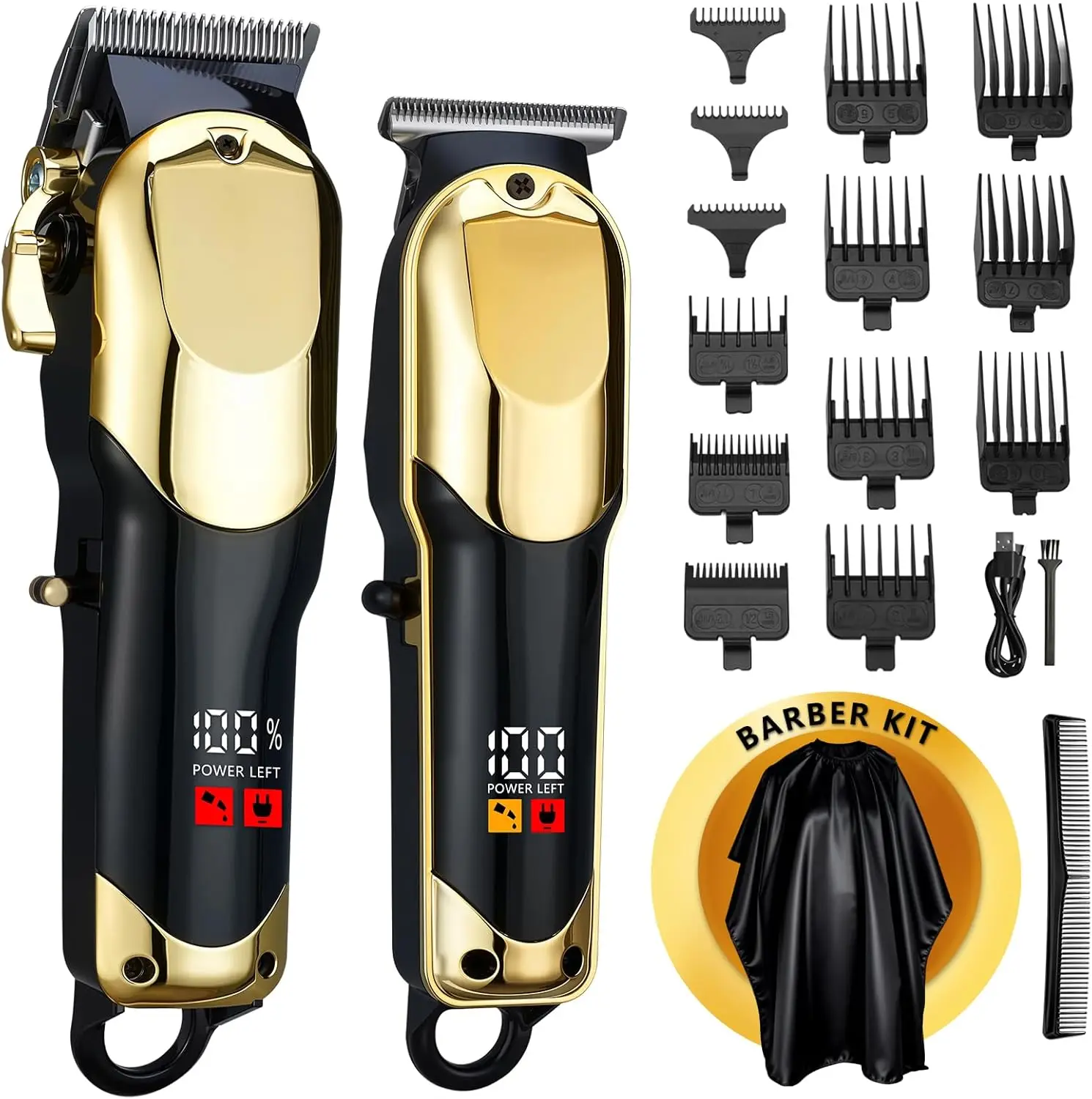Professional Cordless Hair Clippers & Trimmer Set for Men, Rechargeable Electric Shaver for Home Salon and Grooming
Professional Cordless Hair Clippers & Trimmer Set for Men, Rechargeable Electric Shaver for Home Salon and Grooming
