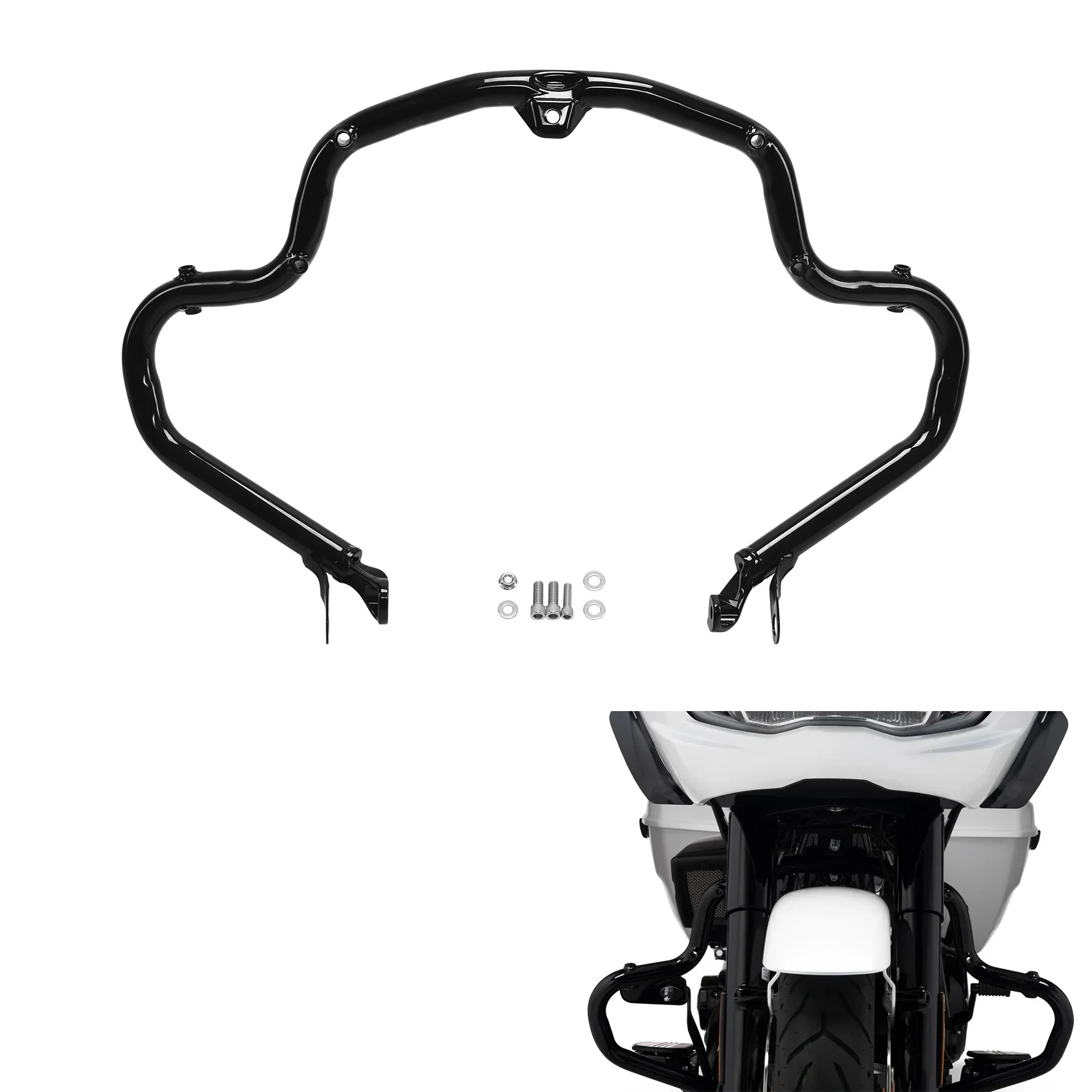 Highway Engine Guard Crash Bar Fit For Harley CVO Road Street Glide FLTRXS FLHXSE 2023-2025 FLTRX FLHX 2024-2025
Highway Engine Guard Crash Bar Fit For Harley CVO Road Street Glide FLTRXS FLHXSE 2023-2025 FLTRX FLHX 2024-2025