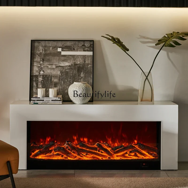 ls 27 Nordic minimalist fireplace TV cabinet decorative background wall modern light luxury
ls 27 Nordic minimalist fireplace TV cabinet decorative background wall modern light luxury