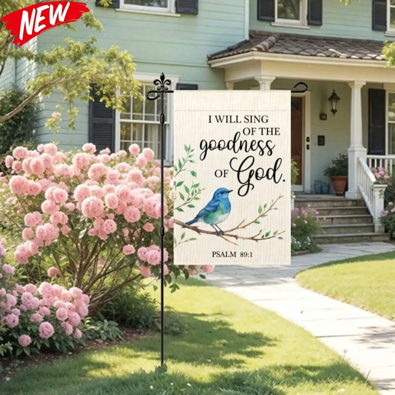 Garden Flag Easter Spring Religious Inspirational Yard Banner All Weather Windproof with Religious Inspirational Bible Verse
Garden Flag Easter Spring Religious Inspirational Yard Banner All Weather Windproof with Religious Inspirational Bible Verse