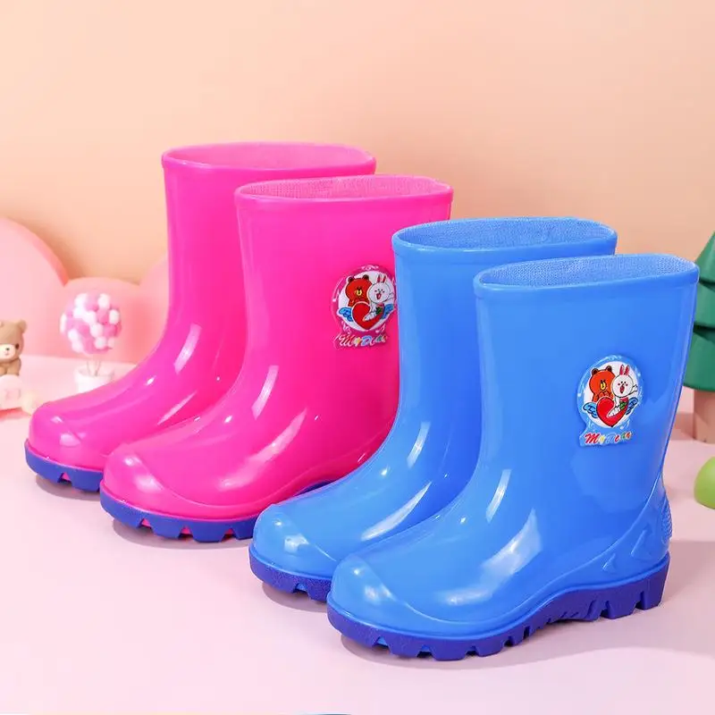 Children's Rain Boots 218 Years Old Unisex Fleece Lined Cotton Added Snow Boots Anti Slip Cartoon Design PVC Material
Children's Rain Boots 218 Years Old Unisex Fleece Lined Cotton Added Snow Boots Anti Slip Cartoon Design PVC Material