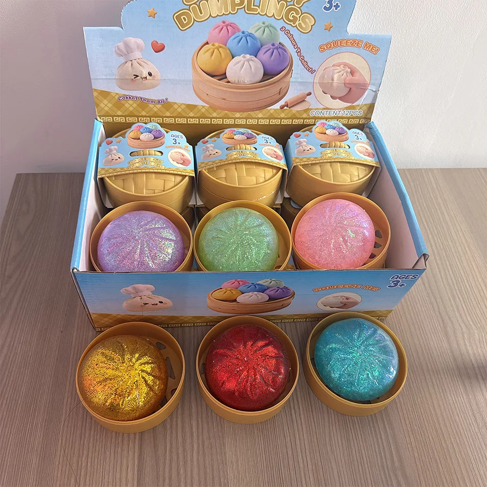 Mystery box Large Dumpling Stress Ball with Steamer Colorful Squishy Bun Sensory Toy for Anxiety Relief Squeeze
Mystery box Large Dumpling Stress Ball with Steamer Colorful Squishy Bun Sensory Toy for Anxiety Relief Squeeze