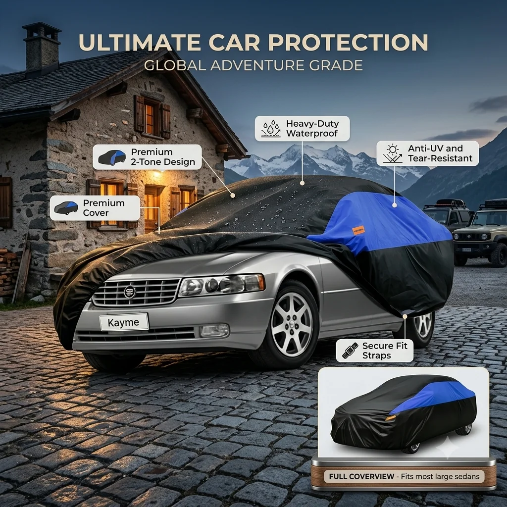Black blue Car Cover Indoor Dustproof Anti-Scratch Protection Outdoor Waterproof Anti-UV Vehicle Protection Elastic Hem
Black blue Car Cover Indoor Dustproof Anti-Scratch Protection Outdoor Waterproof Anti-UV Vehicle Protection Elastic Hem