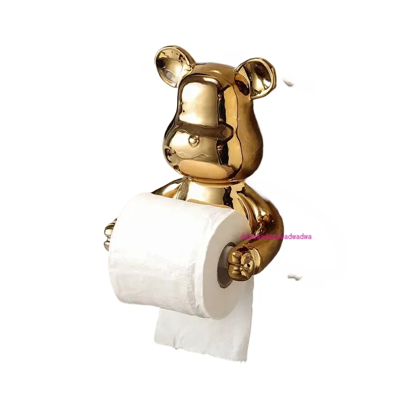 Luxury Bear Roll Paper Holder Household Toilet Face Towel Toilet Hanging Wall Waterproof Storage Tissue Box
Luxury Bear Roll Paper Holder Household Toilet Face Towel Toilet Hanging Wall Waterproof Storage Tissue Box
