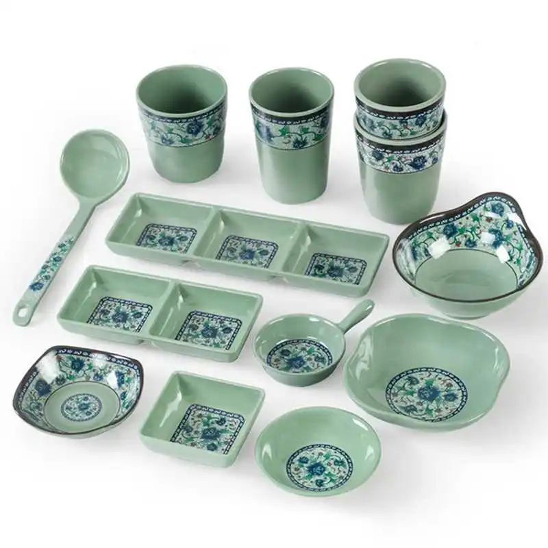 Chinese Yuanqing Flower Melamine Seasoning Dish Bowl Pretty Soy Sauce Plate Restaurant Hot Pot Plastic Kitchen Food Dispenser 
Chinese Yuanqing Flower Melamine Seasoning Dish Bowl Pretty Soy Sauce Plate Restaurant Hot Pot Plastic Kitchen Food Dispenser