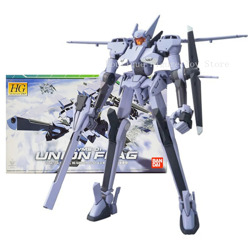 Bandai Gundam Model Kit Anime Figure HG 00 1/144 Union Flag SVMS-01 Collection Gunpla Anime Action Figure Toys for Children
Bandai Gundam Model Kit Anime Figure HG 00 1/144 Union Flag SVMS-01 Collection Gunpla Anime Action Figure Toys for Children