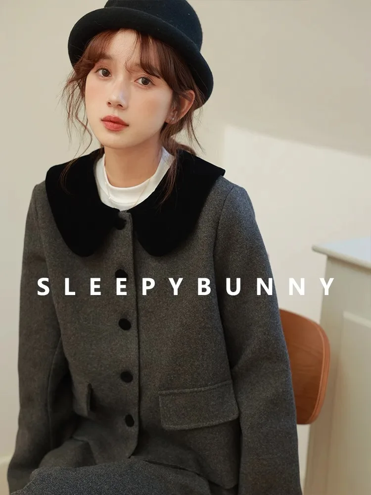 Winter Woolen Skirt Suit Women Elegant French Style Two Piece Set Long Sleeve Jacket Mid-Length A-Line Skirt Warm Outfit Wear
Winter Woolen Skirt Suit Women Elegant French Style Two Piece Set Long Sleeve Jacket Mid-Length A-Line Skirt Warm Outfit Wear