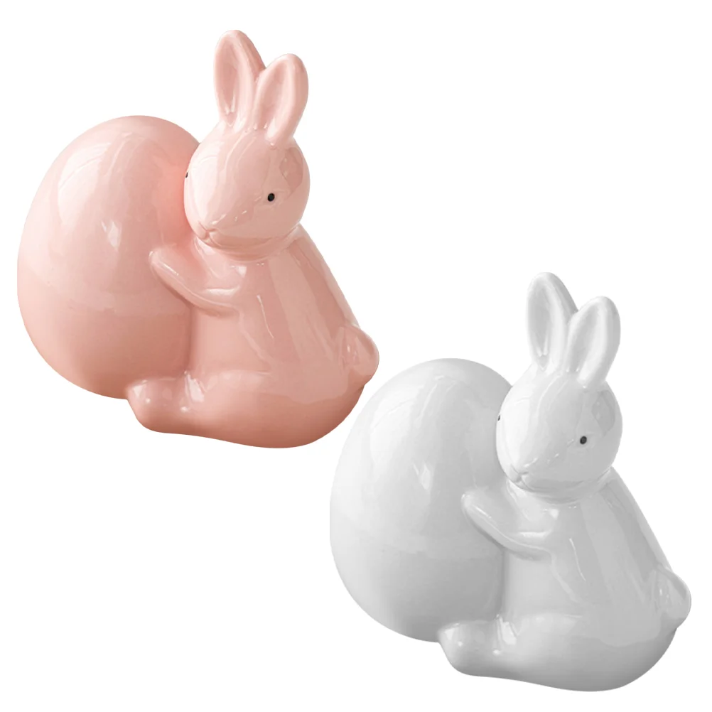 2Pcs Easter Ceramic Adornment Decorative Eggs Desk Figurines Home nament Porcelain Animal Table Centerpiece
2Pcs Easter Ceramic Adornment Decorative Eggs Desk Figurines Home nament Porcelain Animal Table Centerpiece
