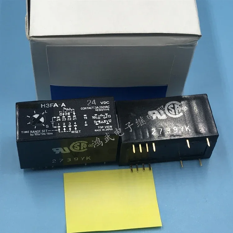 (Brand New Original)1pcs/lot 100% original genuine relay:H3FA-A 24VDC Time fine adjustment relay
(Brand New Original)1pcs/lot 100% original genuine relay:H3FA-A 24VDC Time fine adjustment relay