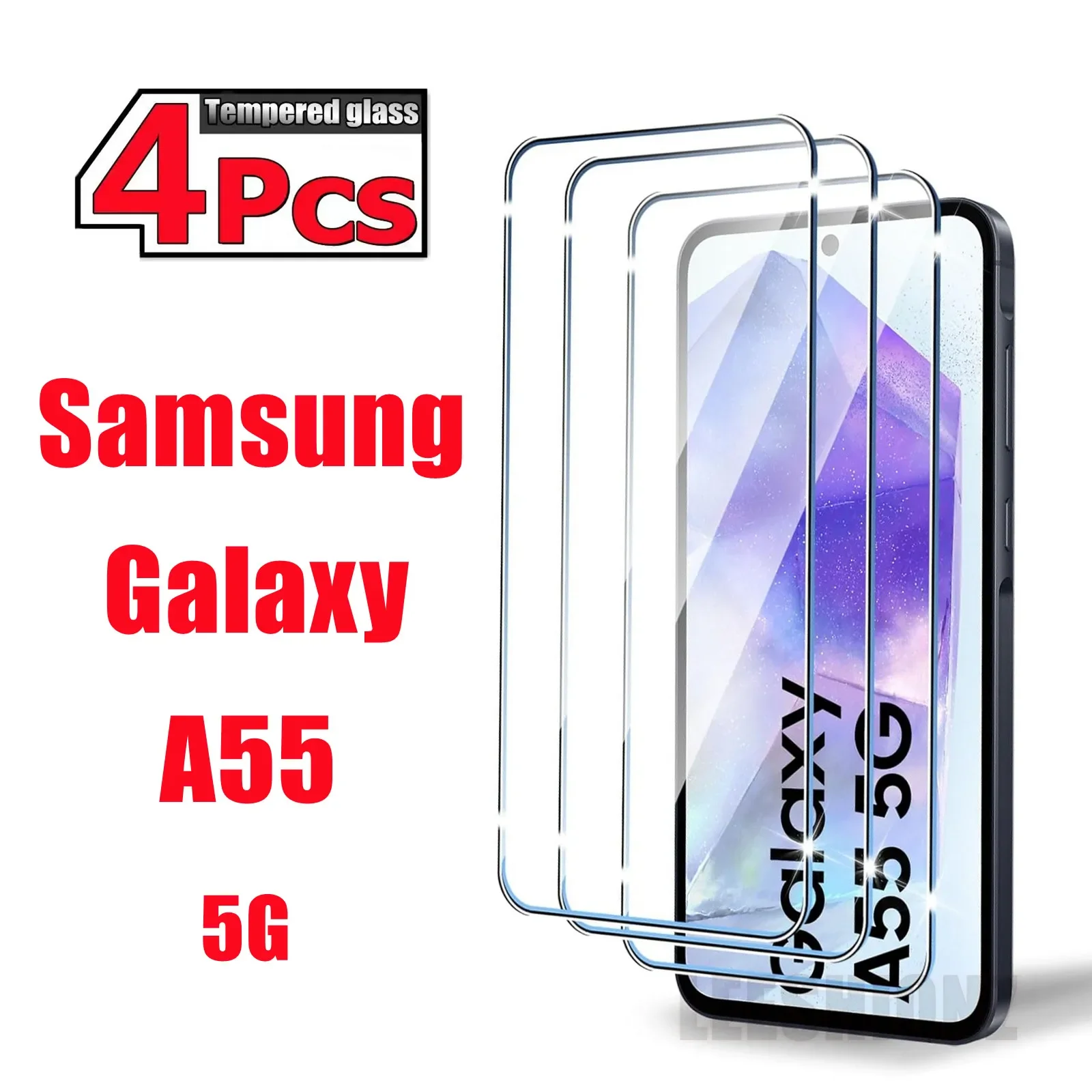 1/4Pcs 10D Screen Protector Glass For Samsung Galaxy A55 Tempered Glass Film
1/4Pcs 10D Screen Protector Glass For Samsung Galaxy A55 Tempered Glass Film