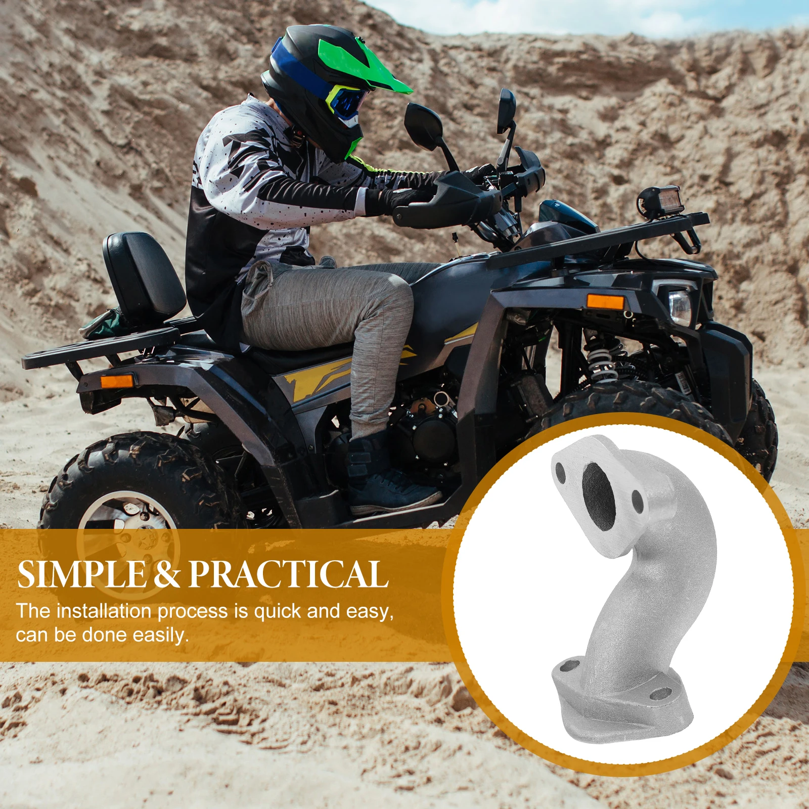 Motorcycle Accessories Kart Intake Manifold ATV Silver Adapter Go Accessory Replacement
Motorcycle Accessories Kart Intake Manifold ATV Silver Adapter Go Accessory Replacement