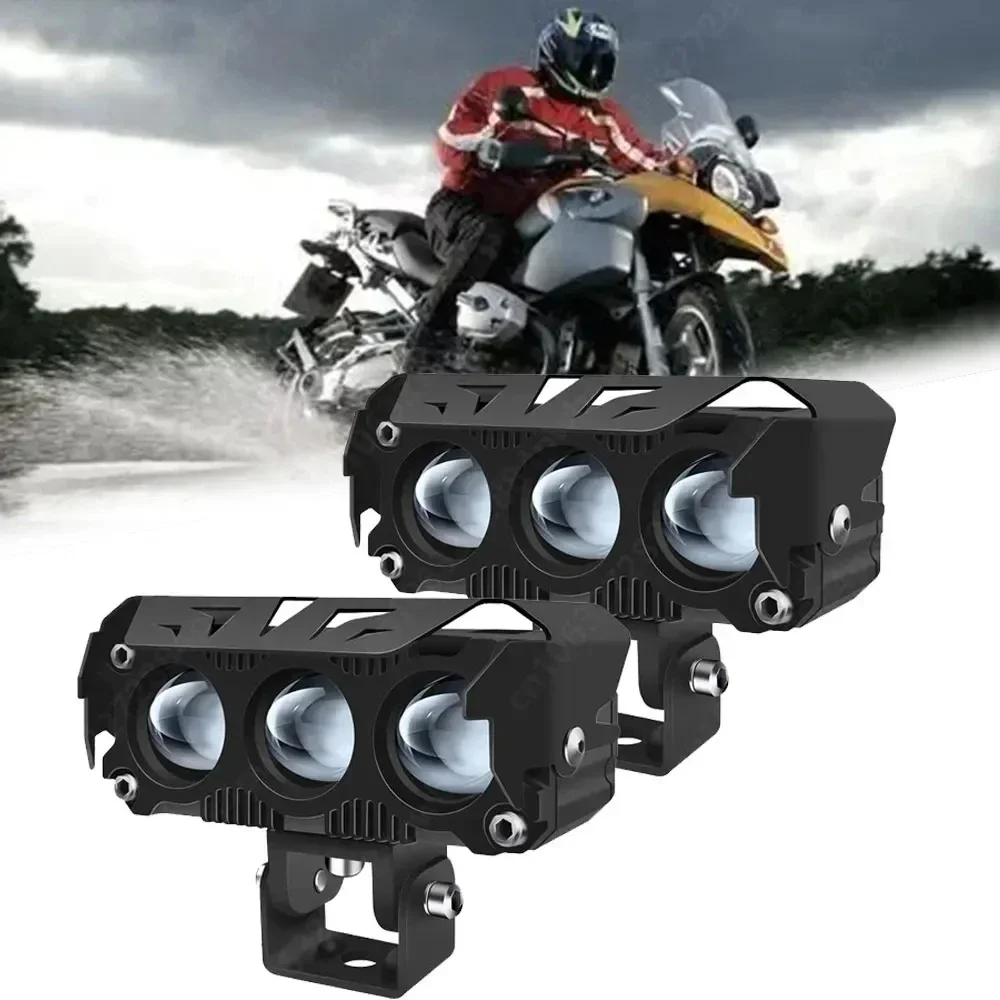 Motorcycle Spot Lights 3.6 inch Dual Color Hi/Low Beam Driving Fog Lights 20W 3xLens LED Pod Lights for Truck ATV UTV SUV
Motorcycle Spot Lights 3.6 inch Dual Color Hi/Low Beam Driving Fog Lights 20W 3xLens LED Pod Lights for Truck ATV UTV SUV