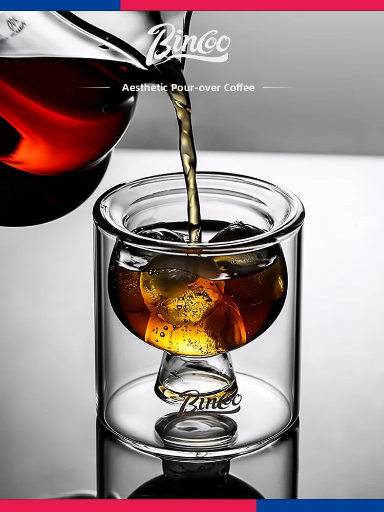 Bincoo Double Layered Glass Coffee Cup Special Cold Beverage Hand Pouring Tasting Snifter Italian Espro High End Feeling
Bincoo Double Layered Glass Coffee Cup Special Cold Beverage Hand Pouring Tasting Snifter Italian Espro High End Feeling