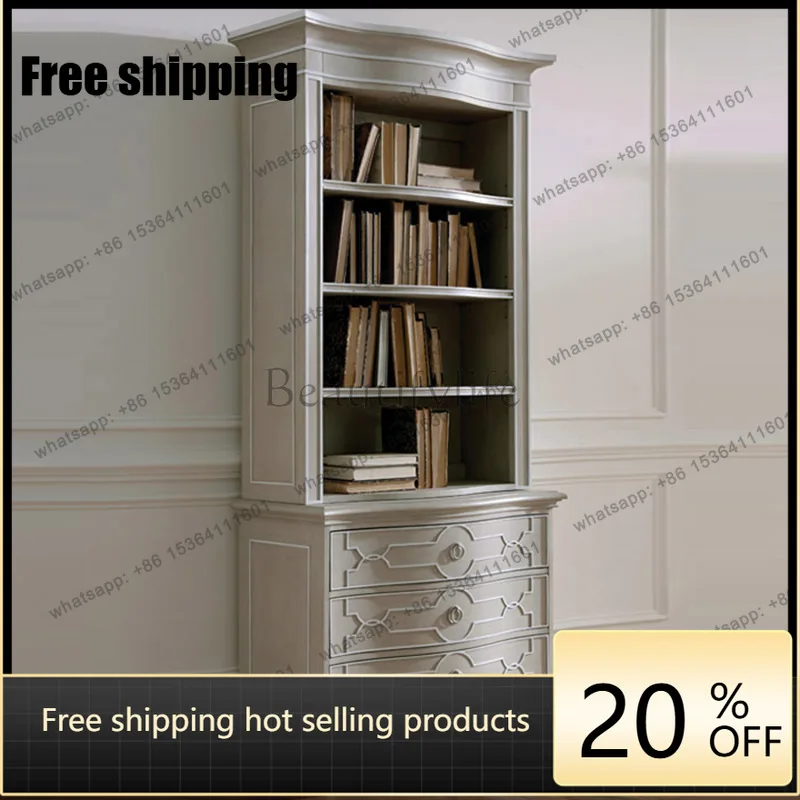 American light luxury bookcase study display solid wood dining side locker
American light luxury bookcase study display solid wood dining side locker
