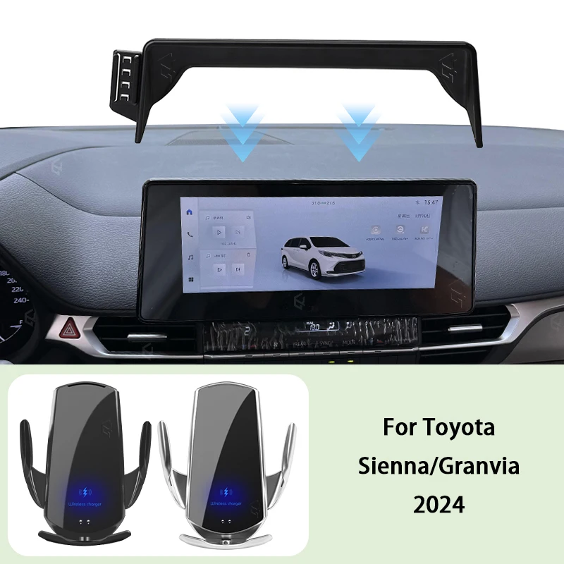 Car Phone Holder Screen Panel Fixed Base For Toyota Sienna Granvia 2024 Car Mobile Phone Wireless Charging Mount Accessories
Car Phone Holder Screen Panel Fixed Base For Toyota Sienna Granvia 2024 Car Mobile Phone Wireless Charging Mount Accessories