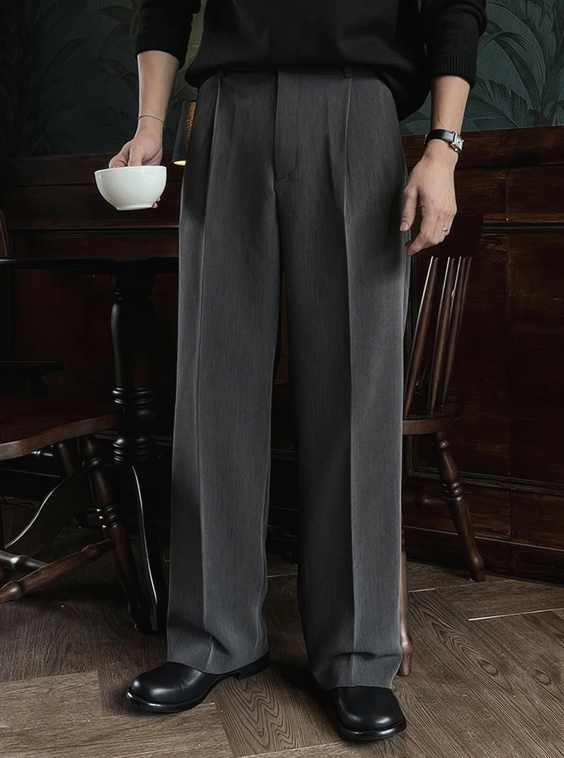 Мужские широкие брюки-костюмные, свободные прямые длинные брюки, регулируемые, не требующие глажки, повседневные, молодежные, на все сезоны
Мужские широкие брюки-костюмные, свободные прямые длинные брюки, регулируемые, не требующие глажки, повседневные, молодежные, на все сезоны