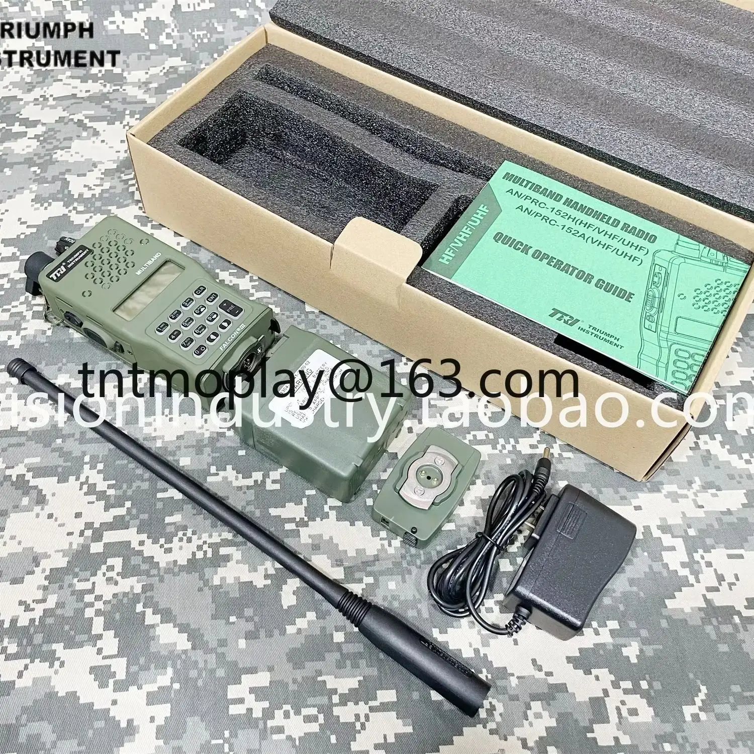 1 TRI AN/PRC-152 из алюминиевого сплава, УФ-трехнепроницаемая, 6-ступенчатая, мощная рация
1 TRI AN/PRC-152 из алюминиевого сплава, УФ-трехнепроницаемая, 6-ступенчатая, мощная рация