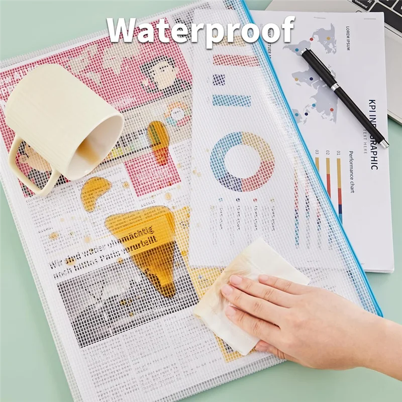 A3 (16.9X12.4 In) Mesh Zipper Pouch,12 Colors Extra Large Zipper Bags,Waterproof File Pouches For Office Supplies
A3 (16.9X12.4 In) Mesh Zipper Pouch,12 Colors Extra Large Zipper Bags,Waterproof File Pouches For Office Supplies