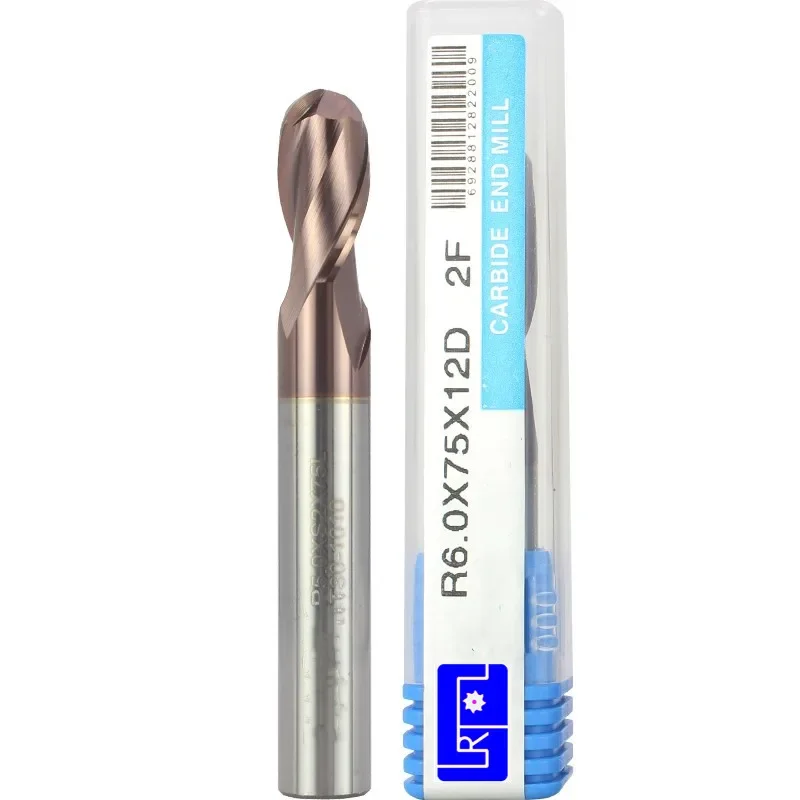 HRC50 Ball Nose 4 Flute 4 6 8 10 12mm Alloy Carbide Milling Tungsten Steel Milling Cutter End Mill
HRC50 Ball Nose 4 Flute 4 6 8 10 12mm Alloy Carbide Milling Tungsten Steel Milling Cutter End Mill