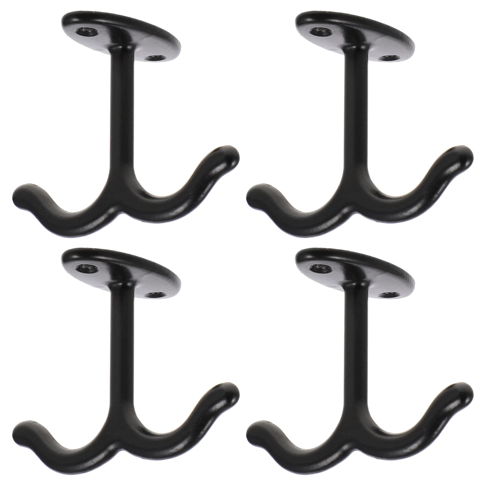 Double Hook Zinc Alloy Clothes Key Holder Closet Ceiling Hats Hanging Black Coat Hooks
Double Hook Zinc Alloy Clothes Key Holder Closet Ceiling Hats Hanging Black Coat Hooks